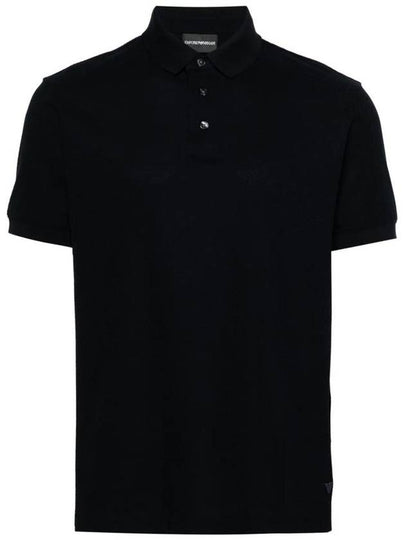 Striped Jacquard Polo Shirt 3D1FM21JGYZ - EMPORIO ARMANI - BALAAN 2