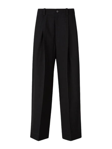 Tailored wool straight pants black - OFF WHITE - BALAAN 1