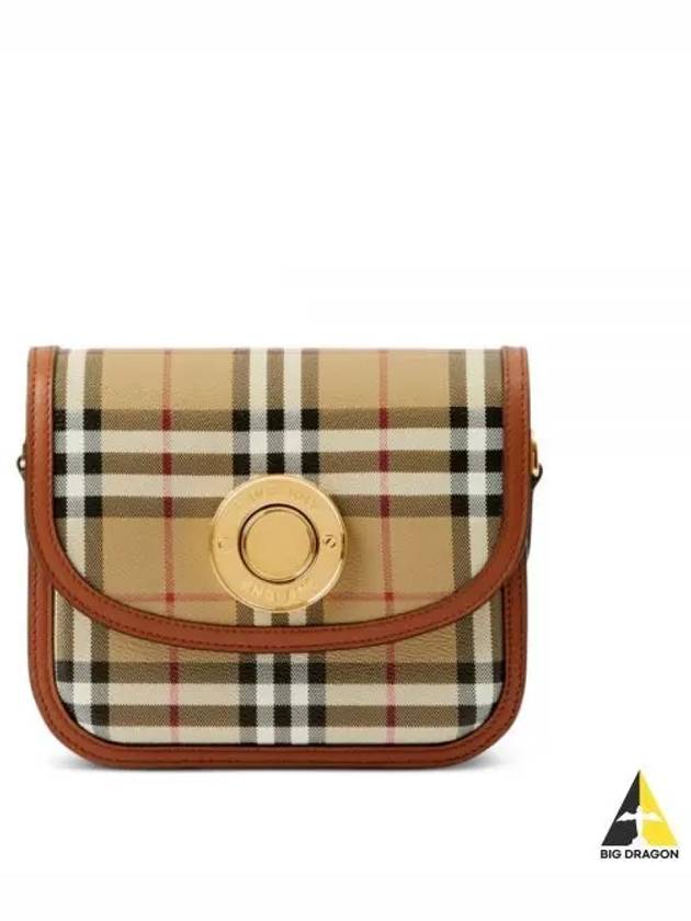 Elizabeth Check Pattern Small Cross Bag Beige - BURBERRY - BALAAN 2