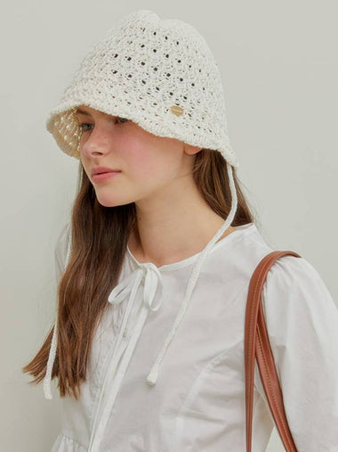 NET BUCKET HAT IVORY - ANOETIC - BALAAN 1