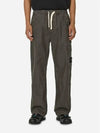 Panama Recycled Oxide Plating Straight Pants Grey - STONE ISLAND - BALAAN 3