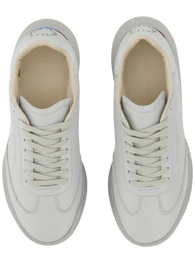 Loop Fox Leather Low Top Sneakers Gray - STELLA MCCARTNEY - BALAAN 3