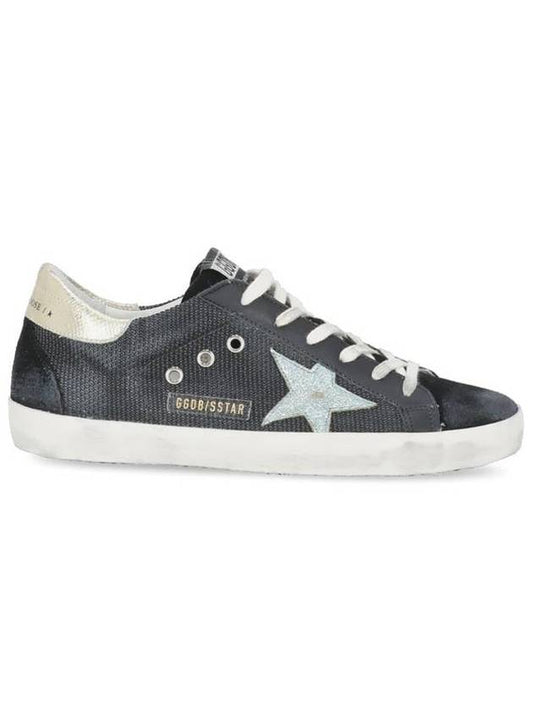 Distressed Superstar Low Top Sneakers Black - GOLDEN GOOSE - BALAAN 1