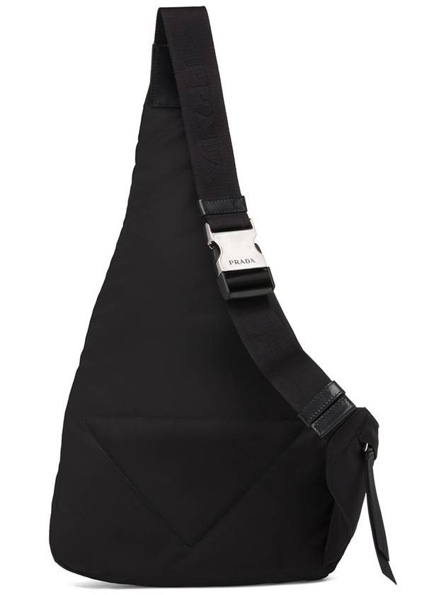 Re-Nylon Leather Backpack Black - PRADA - BALAAN 3