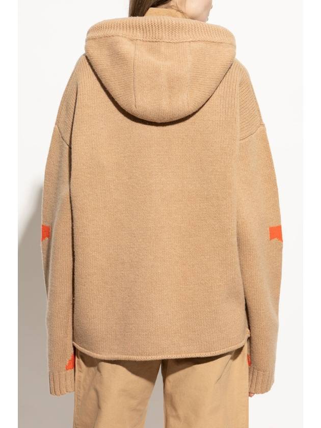 JW Anderson Wool Cardigan, Women's, Beige - JW ANDERSON - BALAAN 4