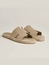 Antigua Espadrille Sandals Beige - HERMES - BALAAN 2