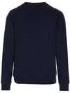 Men's VPC Logo Print Crew Neck Sweatshirt Navy - A.P.C. - BALAAN 4