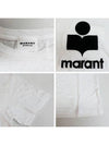 Zewel Logo Short sleeve T shirt White - ISABEL MARANT ETOILE - BALAAN 7