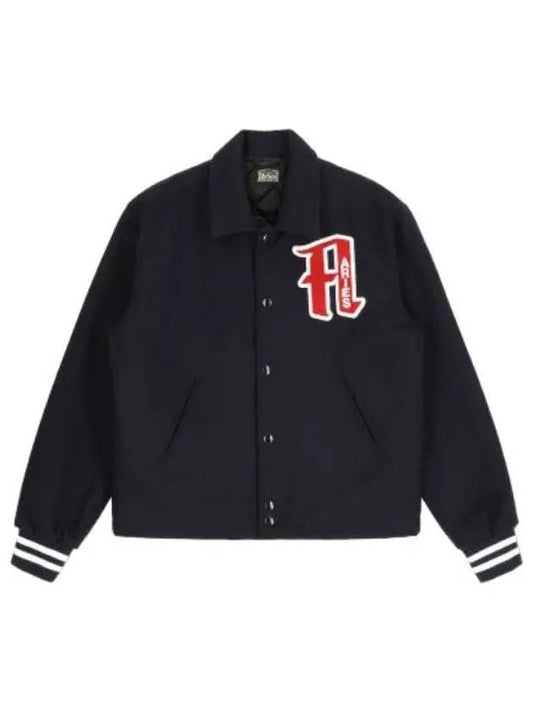 Aries Wool Varsity Jacket Black Jumper - ARIES - BALAAN 1