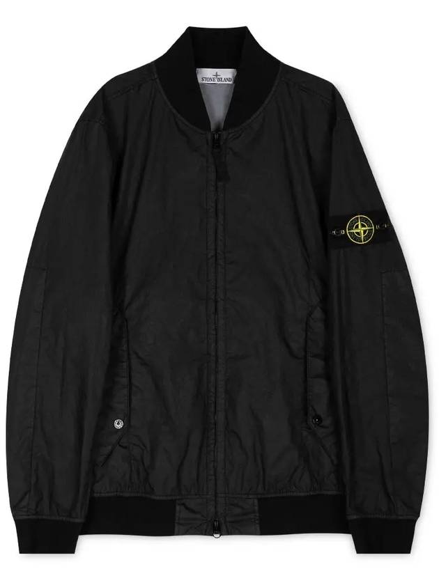 Membrana 3L TC Bomber Jacket Black - STONE ISLAND - BALAAN 2