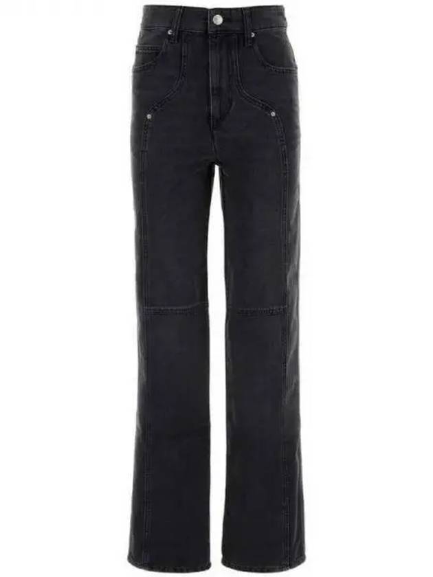 VALERIA PA0143FB B1H02E 02FK denim pants - ISABEL MARANT - BALAAN 1