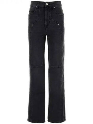 VALERIA PA0143FB B1H02E 02FK denim pants - ISABEL MARANT - BALAAN 1