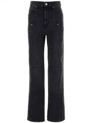 24 VALERIA PA0143FB B1H02E 02FK Denim Pants - ISABEL MARANT - BALAAN 1