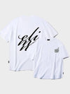 EL Breath Logo Overfit Short Sleeve Tee White - ELIMENO - BALAAN 1