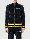 Men's Logo CHENILL TRACK JACKET BD001F19469007 1001 BLACK WHITE PLC005bk - PALM ANGELS - BALAAN 9