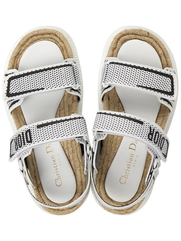 Act Technical Mesh Rubber Sandal White - DIOR - BALAAN 3