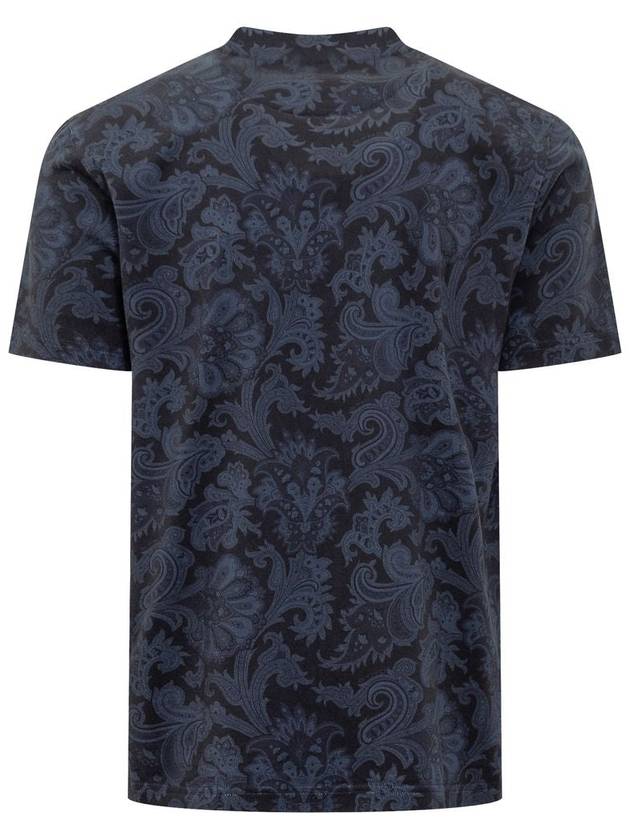 Etro Blue Cotton T-Shirt - ETRO - BALAAN 2