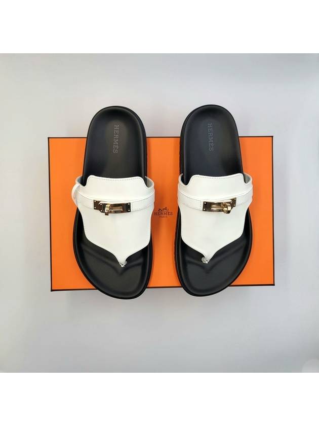 Empire Sandals Blanc - HERMES - BALAAN 8