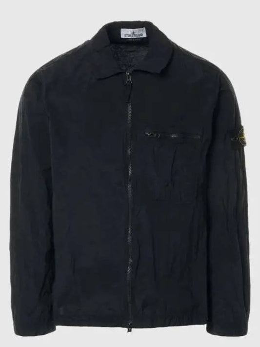 Nylon Metal Econyl Regenerated Zip-Up Jacket Black - STONE ISLAND - BALAAN 2