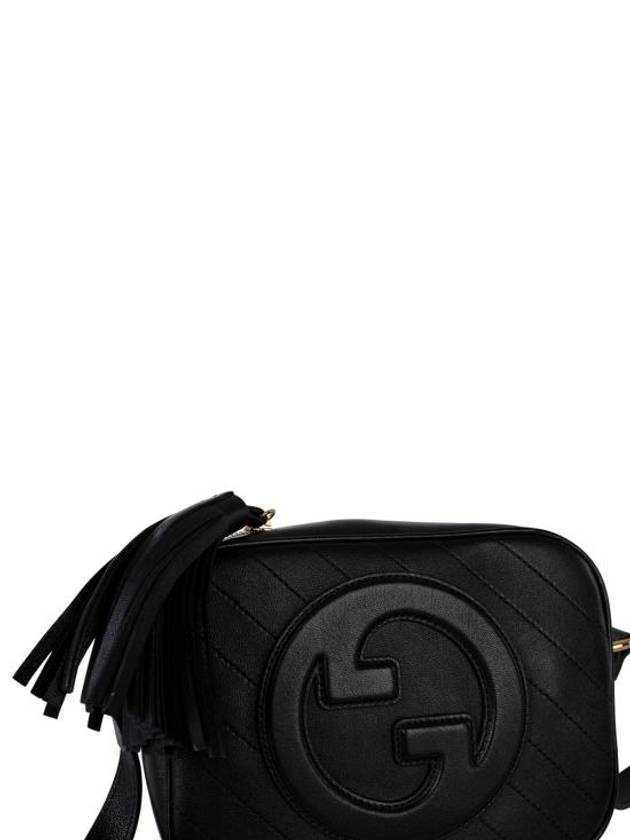 Blondie Small Leather Shoulder Bag Black - GUCCI - BALAAN 5