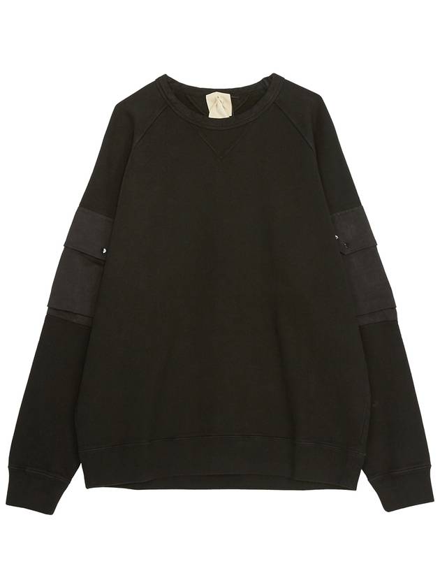 Felpa Crew Neck Sweatshirt Black - TEN C - BALAAN 2