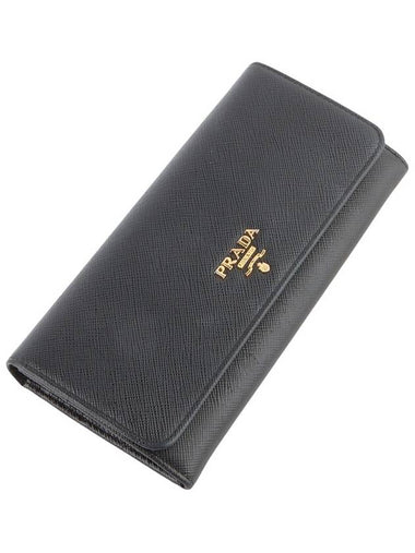 1MH132 Saffiano Metal Flap Long Wallet 33469 - PRADA - BALAAN 1