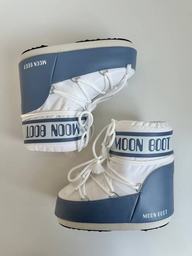 Icon Low Nylon Snow Boots Blue - MOON BOOT - BALAAN 2