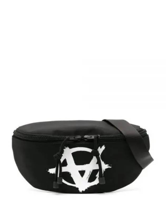 Motif Print Belt Bag Black - VETEMENTS - BALAAN 2