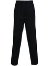 Drawstring Pleated Tapered Straight Pants Navy - BRUNELLO CUCINELLI - BALAAN 2