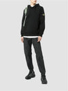 Wappen Patch Hood Sweatshirt Hoodie Black 64120 V0029 - STONE ISLAND - BALAAN 3