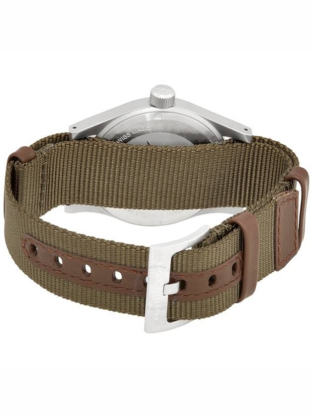 Khaki Field Mechanical Nato Watch Green - HAMILTON - BALAAN 4