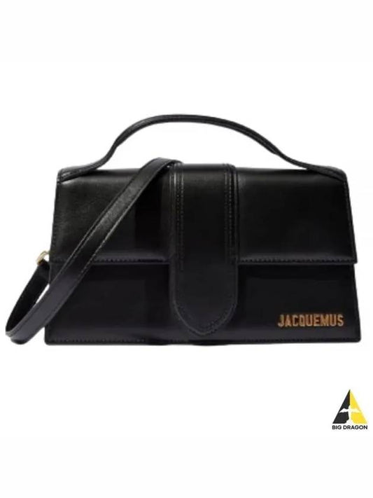 Le Grand Bambino Leather Tote Bag Black - JACQUEMUS - BALAAN 2