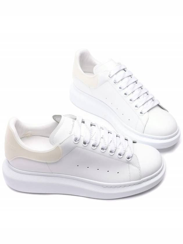 Larry Oversole White Line Tab Low Top Sneakers White - ALEXANDER MCQUEEN - BALAAN 6