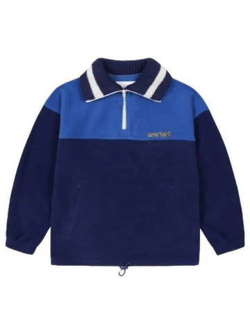 Mamet half zip up fleece sweatshirt indigo jacket jumper - ISABEL MARANT - BALAAN 1