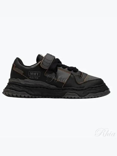 Keith OG Sole Leather Low-Top Sneakers Black Grey - MIHARA YASUHIRO - BALAAN 2