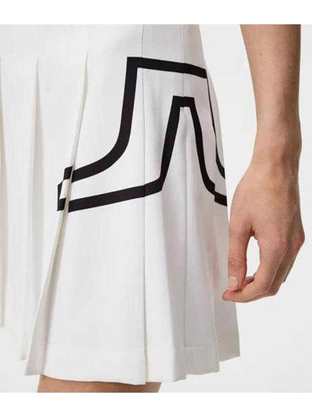 Naomi Pleated Skirt White - J.LINDEBERG - BALAAN 6