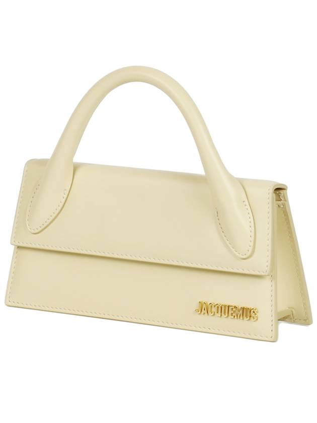 Le Chiquito Long Leather Tote Bag Ivory - JACQUEMUS - BALAAN 2