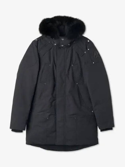 Original Stirling Parka Black Fox Fur Navy - MOOSE KNUCKLES - BALAAN 2