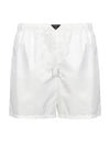 Re-Nylon Swim Shorts White - PRADA - BALAAN 1