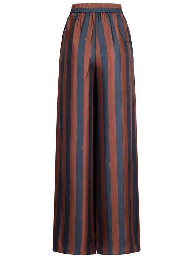 24 F W Silk Pants WITH PEQUIN Stripe FR6494AWZVF1P2U B0651179871 - FENDI - BALAAN 3