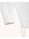 SIDE STRAP SHIRT WHITE WOMEN'S SHIRT - RUBATI - BALAAN 6