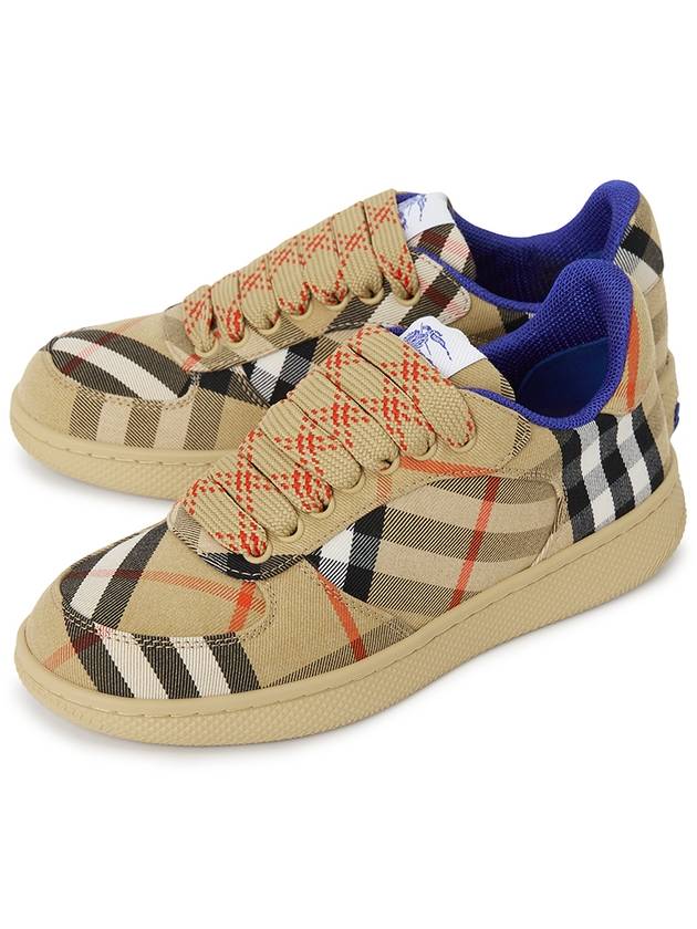 Terrace Check Low Top Sneakers Beige - BURBERRY - BALAAN 2