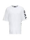 side logo short sleeve t-shirt white - BALMAIN - BALAAN 1