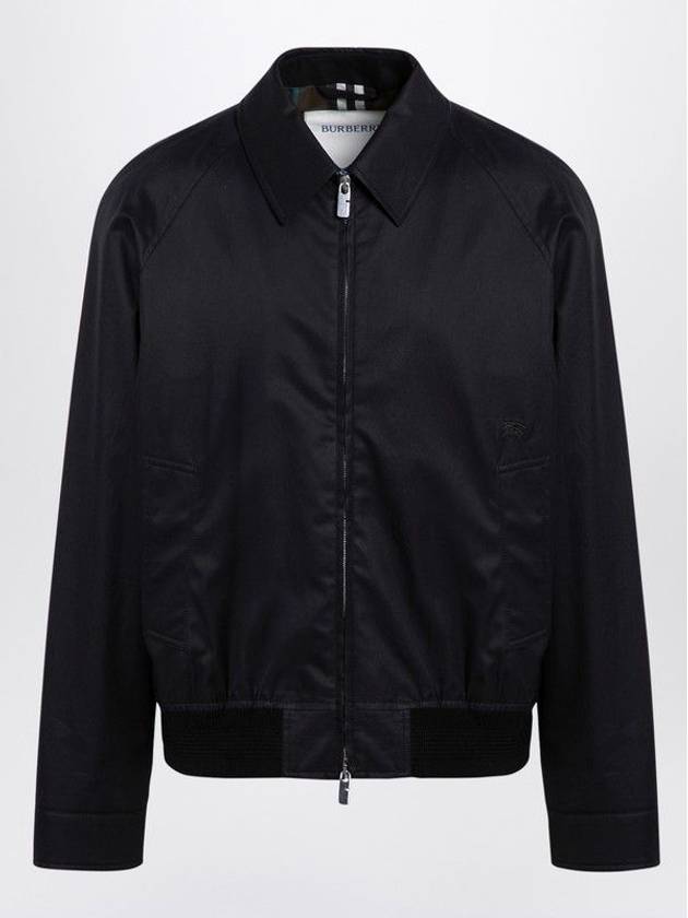 Gabardine Harrington Jacket Black - BURBERRY - BALAAN 2