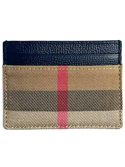 Sandon Vintage Check Card Holder Black Brown - BURBERRY - BALAAN 2