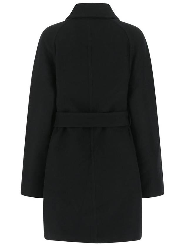 Women's Cashmere Wool Zip-up Single Coat Black - GIVENCHY - BALAAN 3