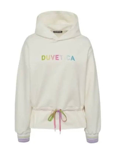 Tropea Ivory Women s Hoodie - DUVETICA - BALAAN 1