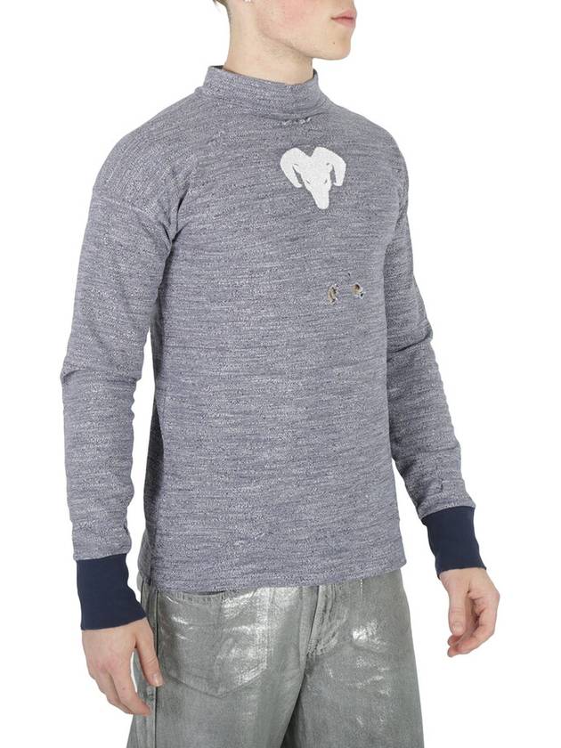 Animal Totem Long Sleeve T-Shirt Gray - MAISON MARGIELA - BALAAN 3