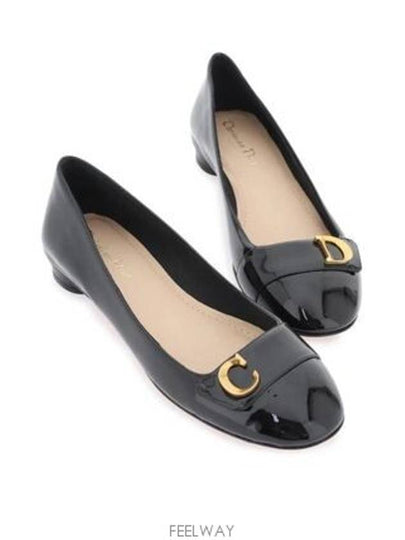 C'est Patent Leather Ballet Flat Black - DIOR - BALAAN 2