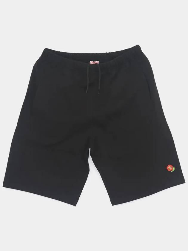 Pop Embroidery Shorts Black - KENZO - BALAAN 4